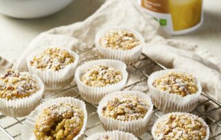 Muffin proteici alla mela speziata