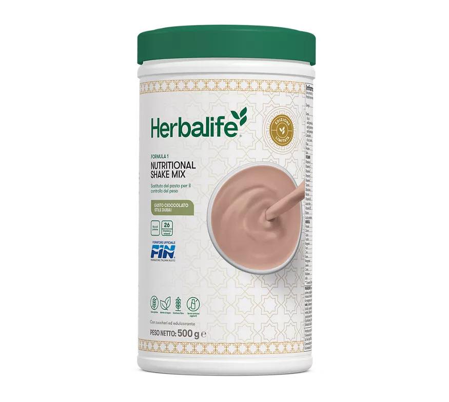 Frullato Formula 1 Herbalife gusto Cioccolato Stile Dubai